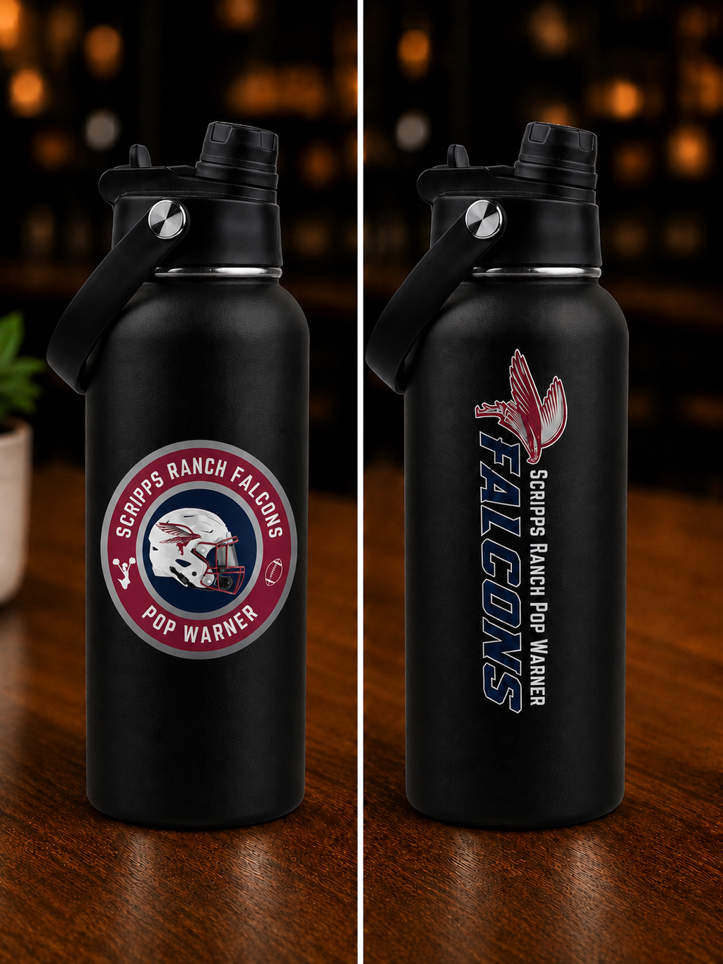Football Inspired Water & Coffee Tumblers