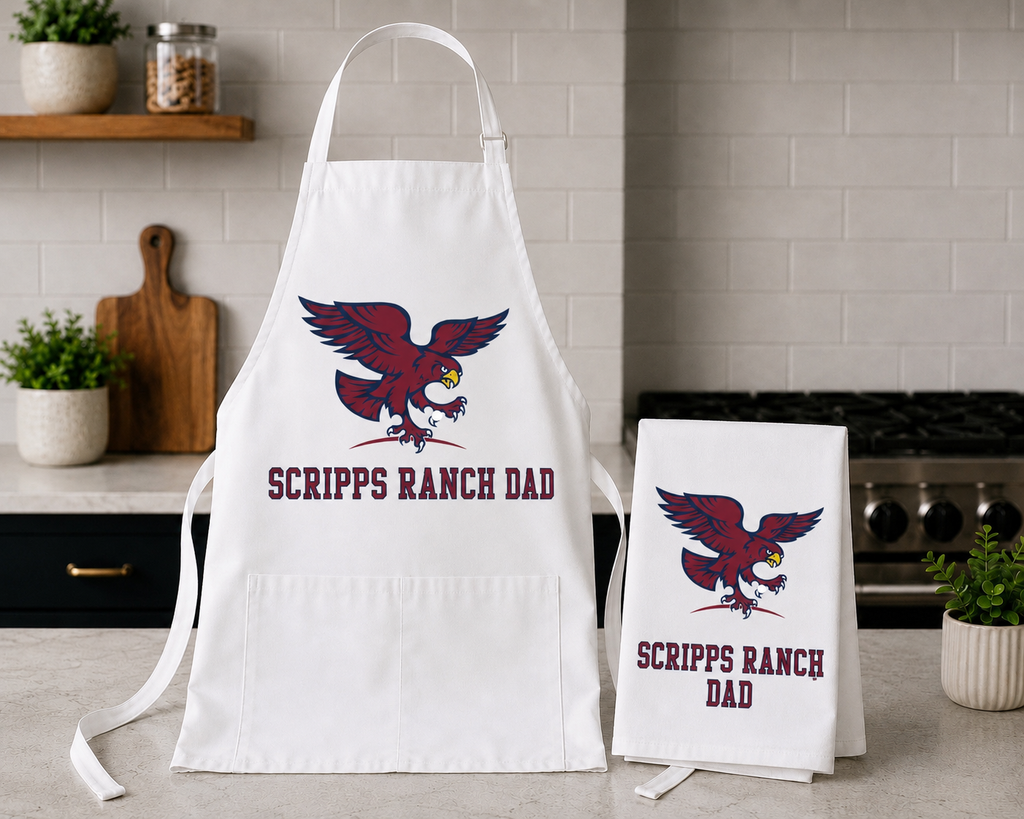 DAD - Grill Apron & Towel Set - Kids School
