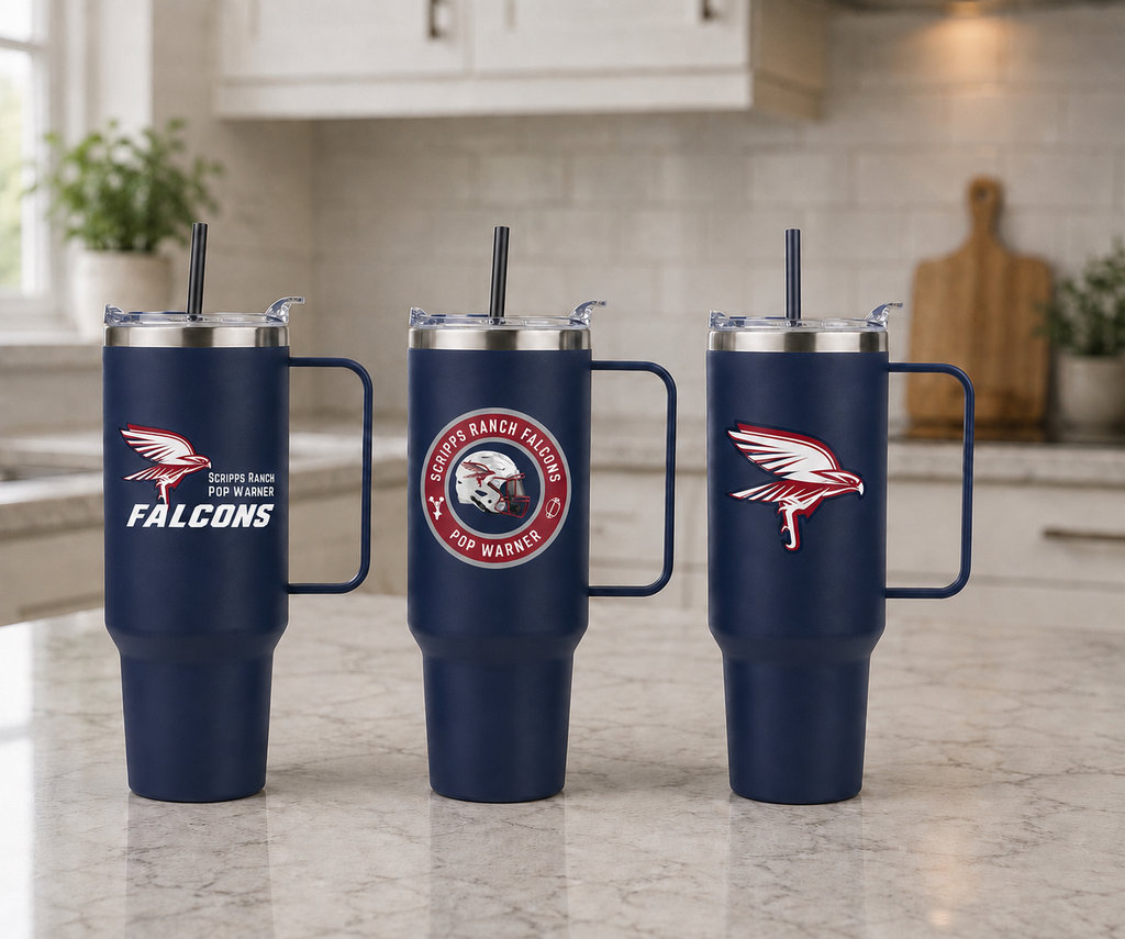 Football Inspired Water & Coffee Tumblers