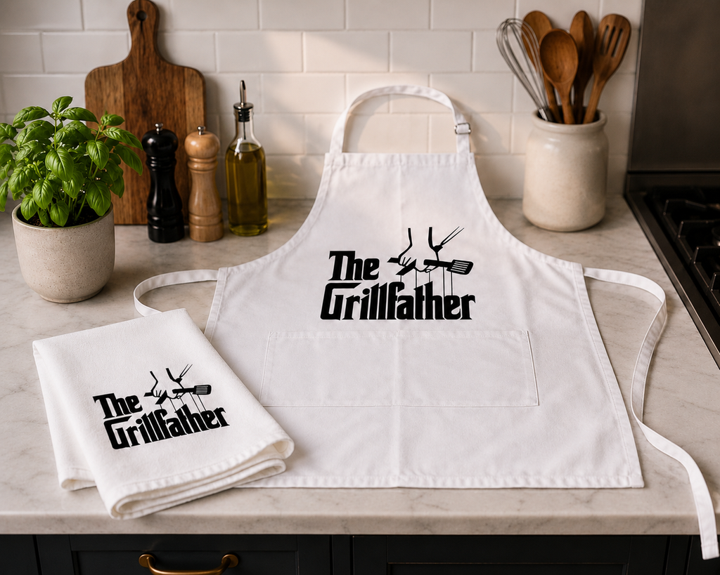 The GrillFather Apron & Towel Set