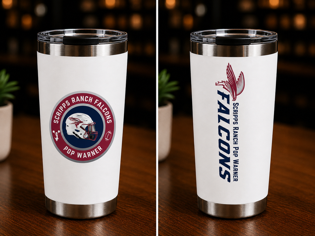Football Inspired Water & Coffee Tumblers