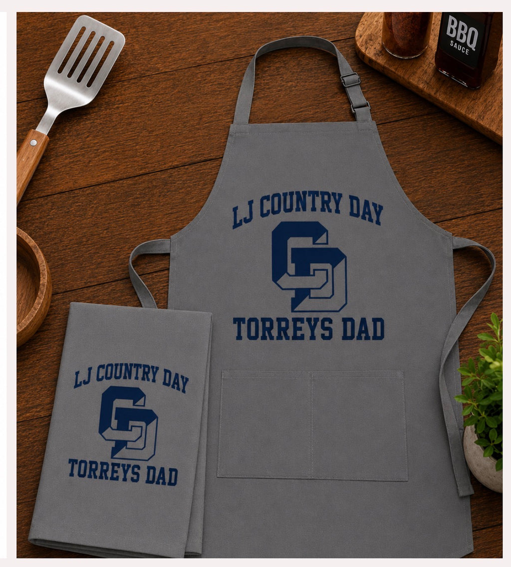 DAD - Grill Apron & Towel Set - Kids School