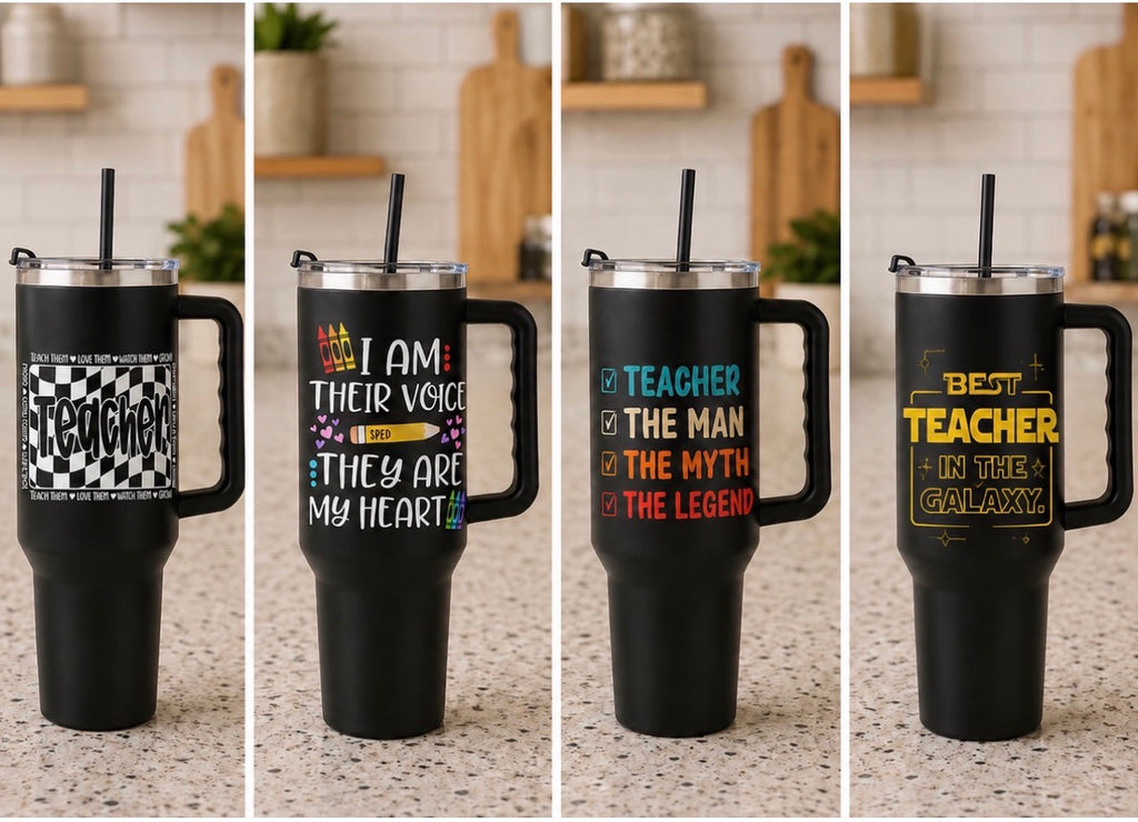 Teacher Inspired Drinkware - Coffee & Water Tumblers