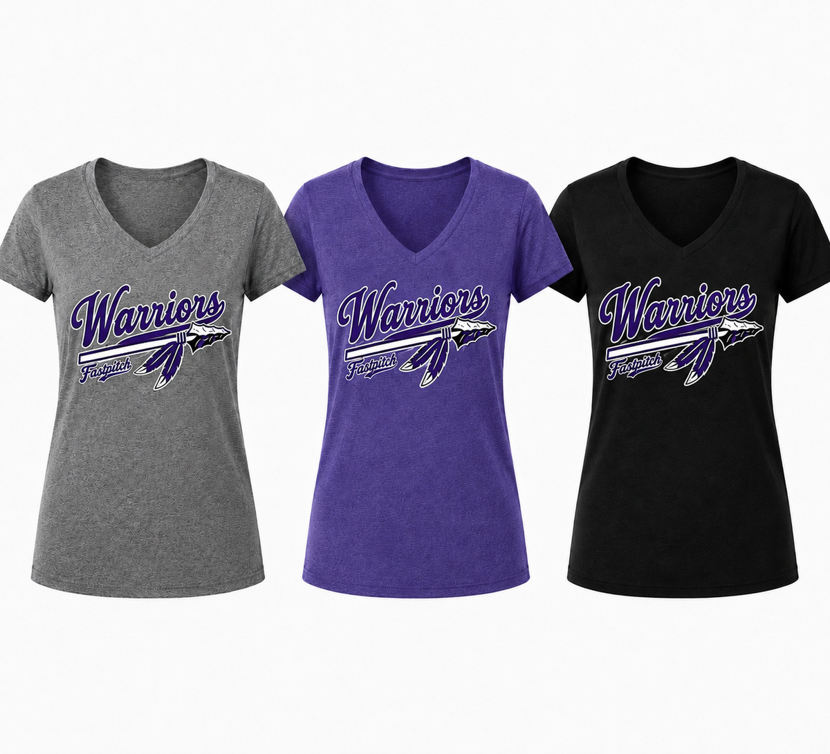 Warriors V-Neck T-Shirts
