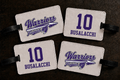 Personalized Warriors Softball Bag Tag