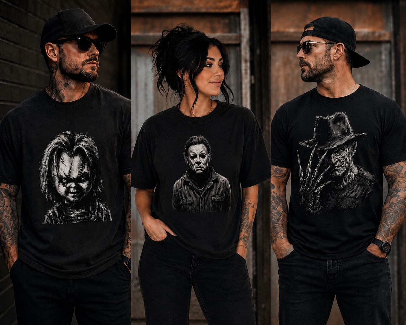 Chucky, Jason, Freddy - Apparel