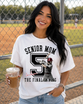Personalized Senior Mom  Baseball - The Final Inning Apparel