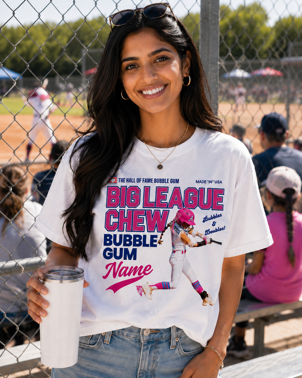 Personalized Softball Big League Chew Apparel