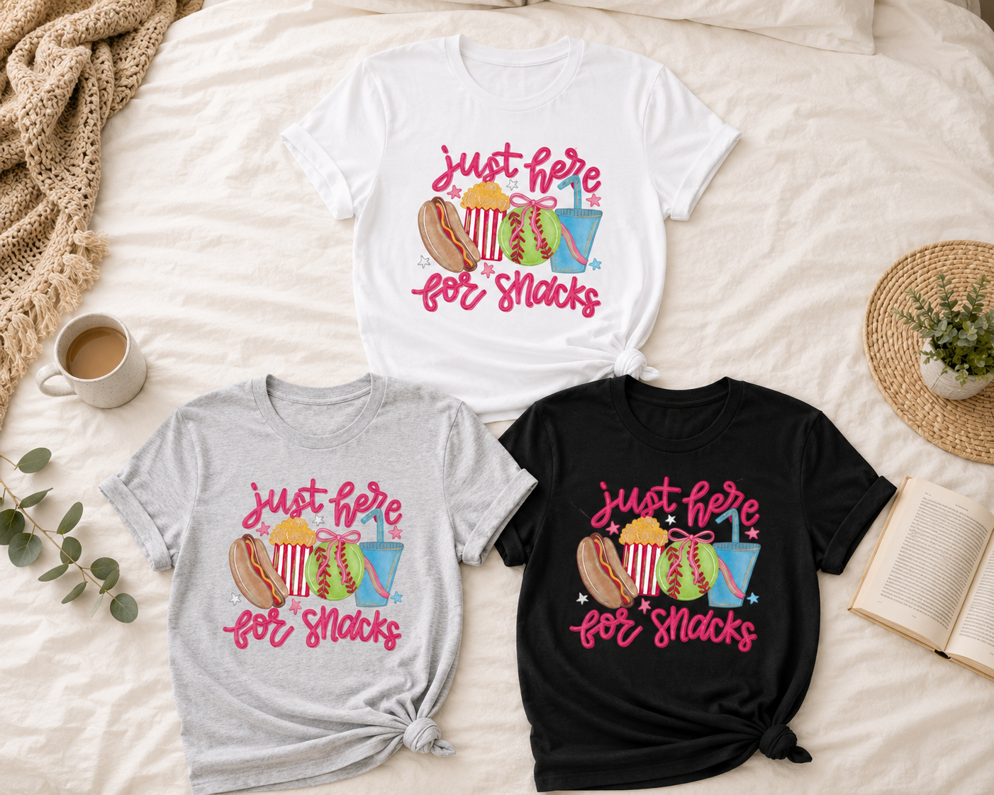 Just Here For the Snacks Apparel
