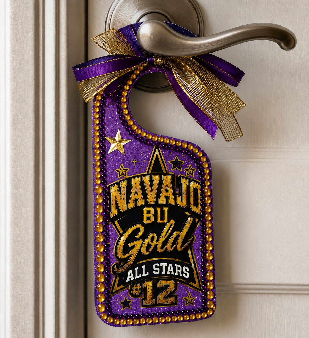 Personalized Team All-Star Doorhanger Gift