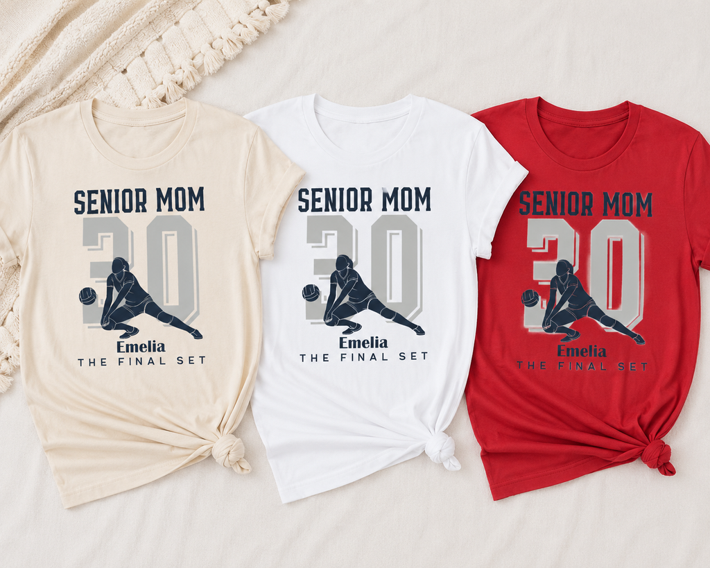 Personalized Senior Volleyball Mom - The Final Set