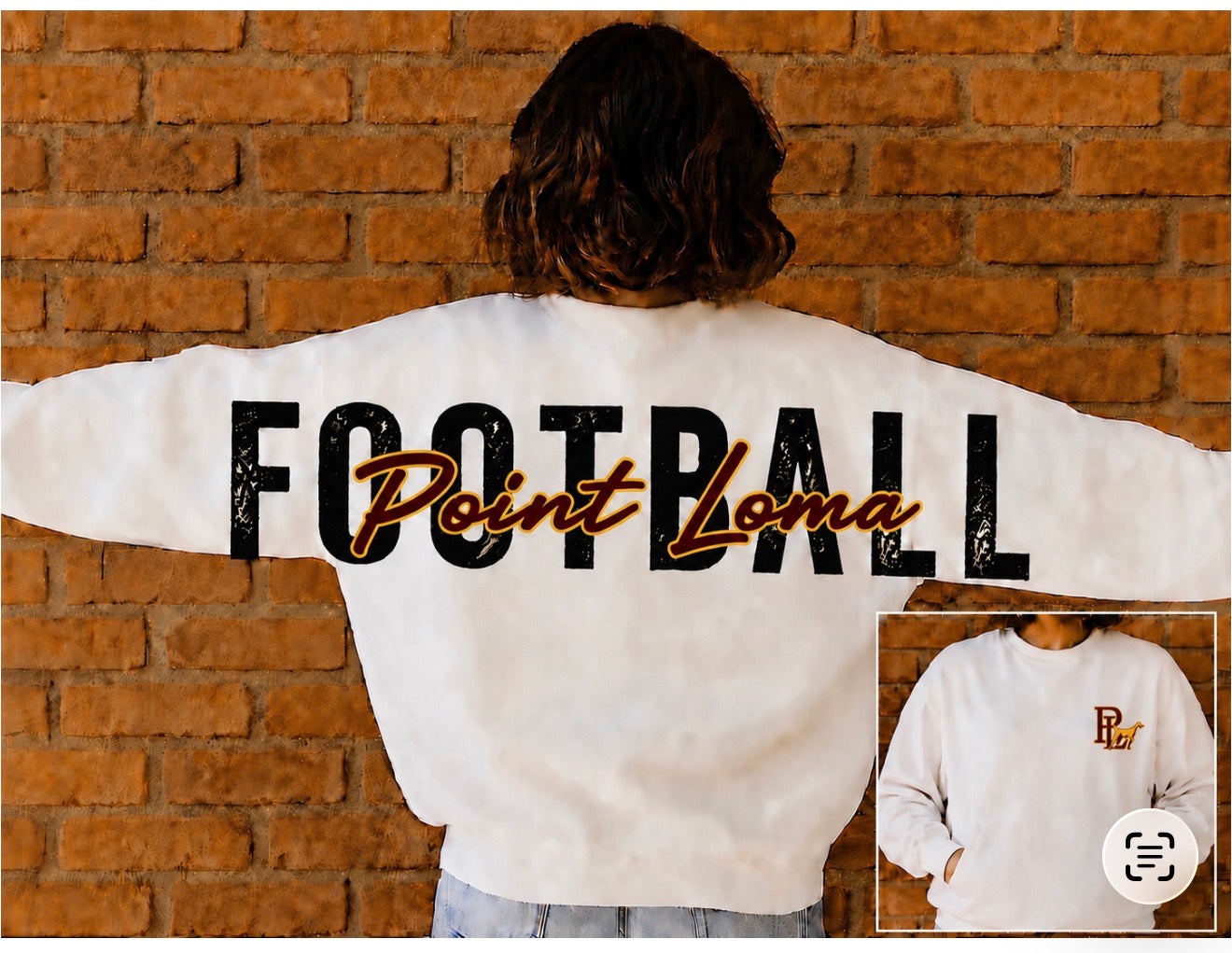 Personalized Sports Apparel - Across Shoulder & Back Lettering