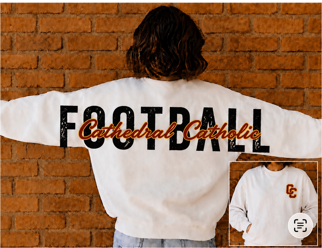 Personalized Sports Apparel - Across Shoulder & Back Lettering