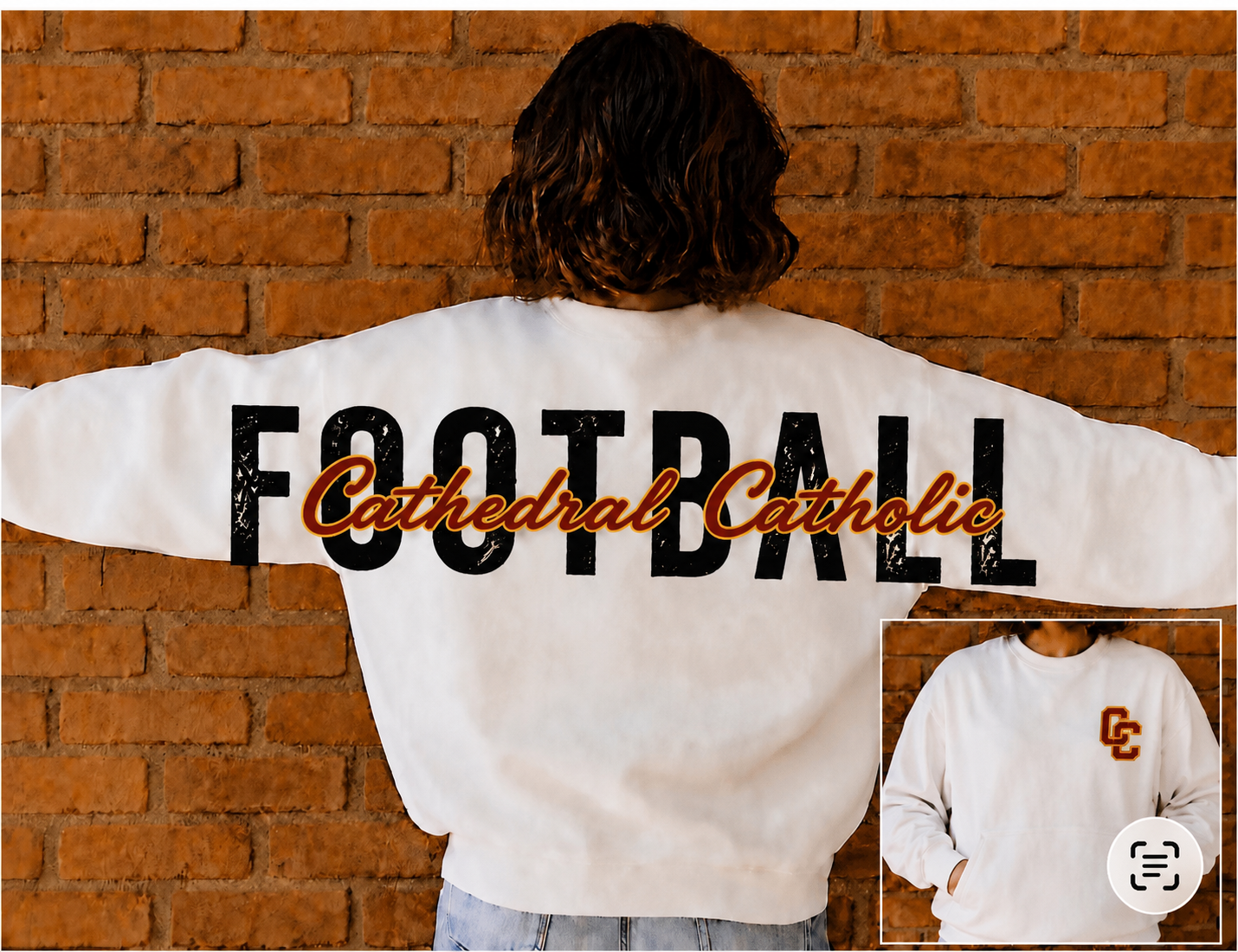 Personalized Sports Apparel - Across Shoulder & Back Lettering