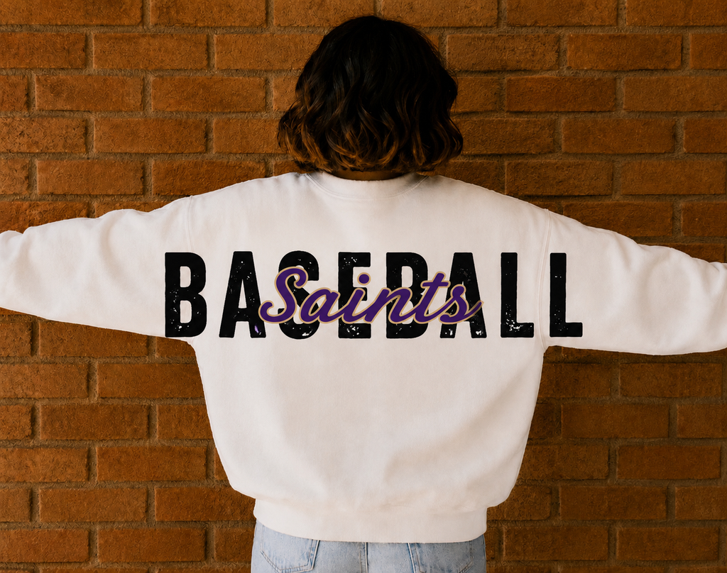 Personalized Sports Apparel - Across Shoulder & Back Lettering