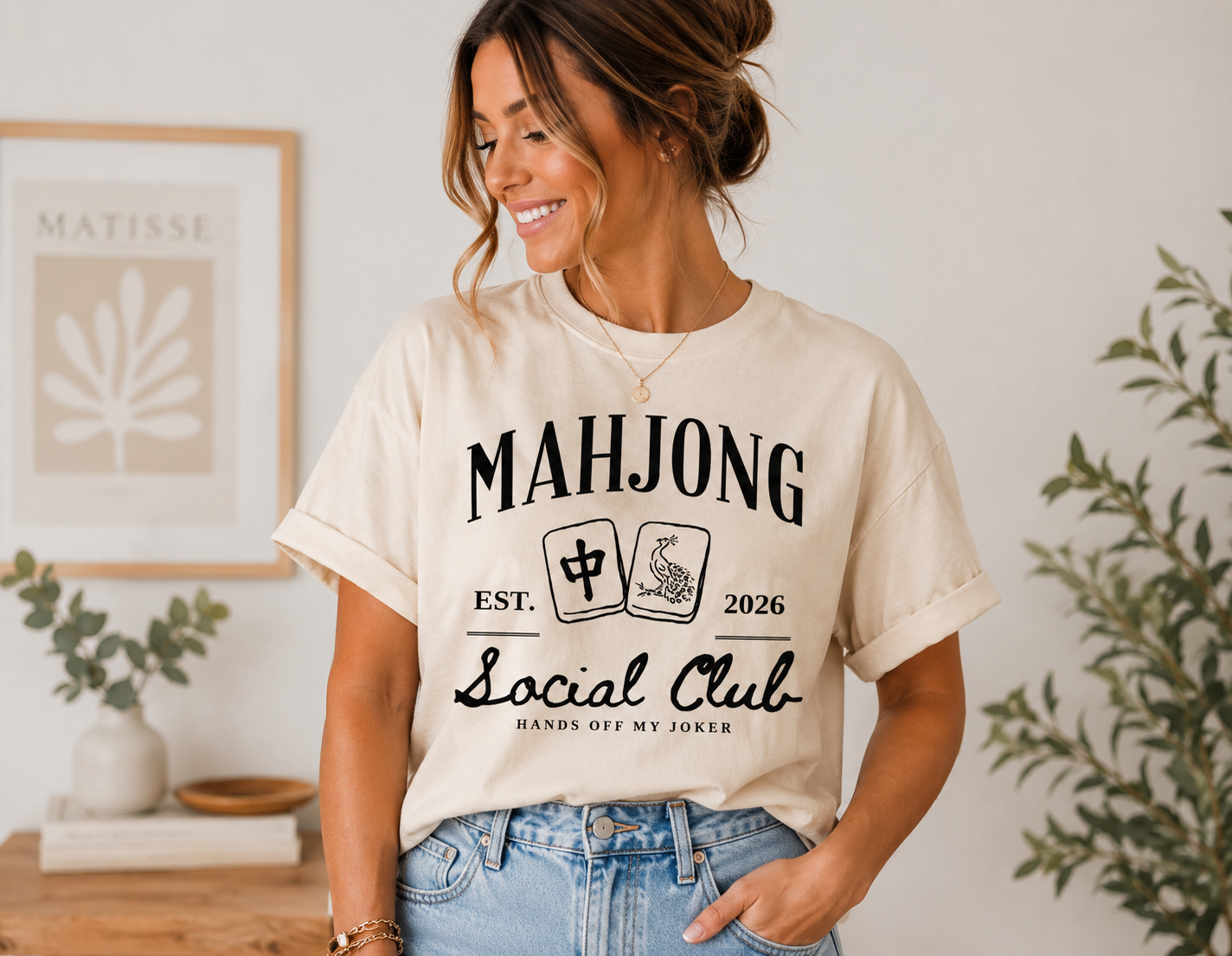 Mahjong Social Club - Hands Off My Joker - TShirt