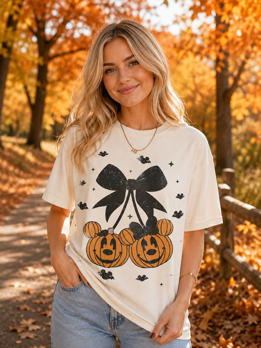 Mickey/Minnie Pumpkin Coquette - Apparel