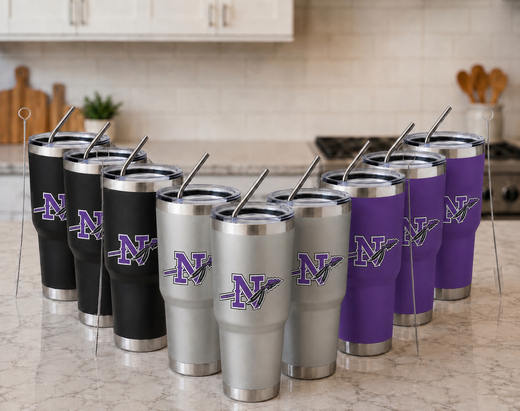 Navajo_Warriors Water & Coffee Tumbler - 32 oz.