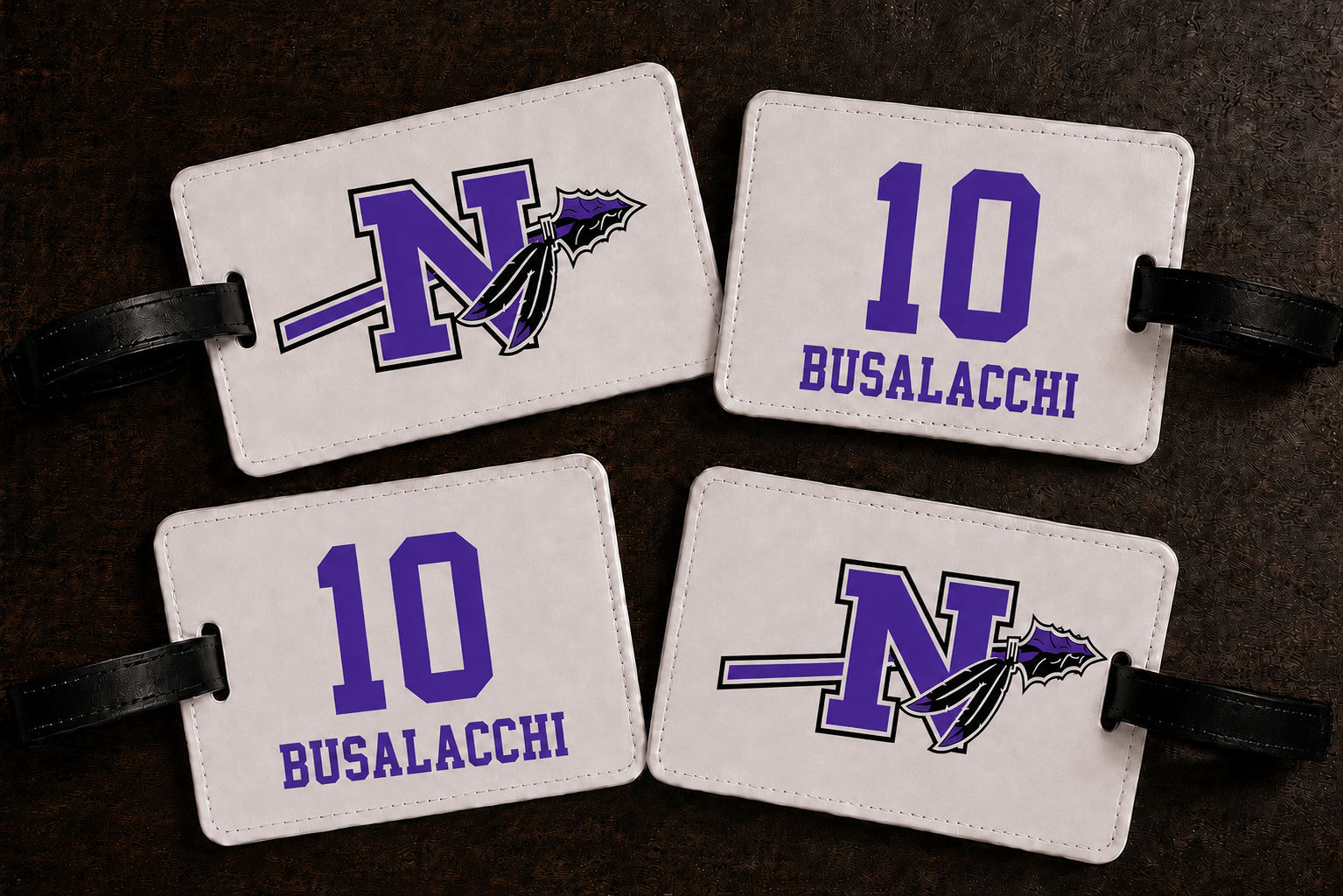 Personalized Navajo_Warriors Bag Tag
