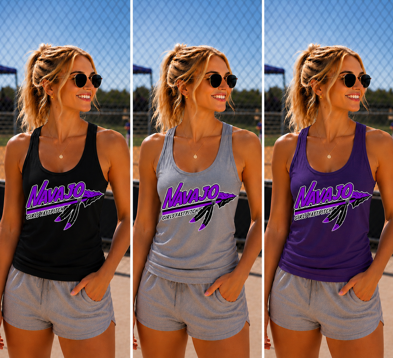 Women's Navajo_Warriors Tank-Tops