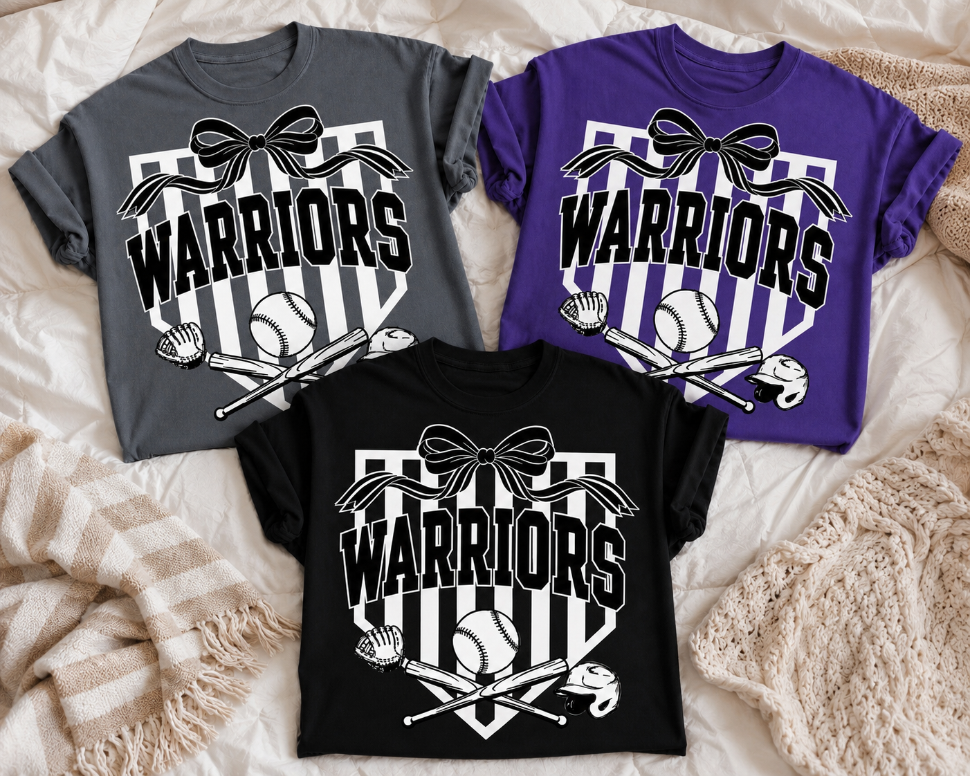 Navajo_Warriors Home Plate T-Shirts
