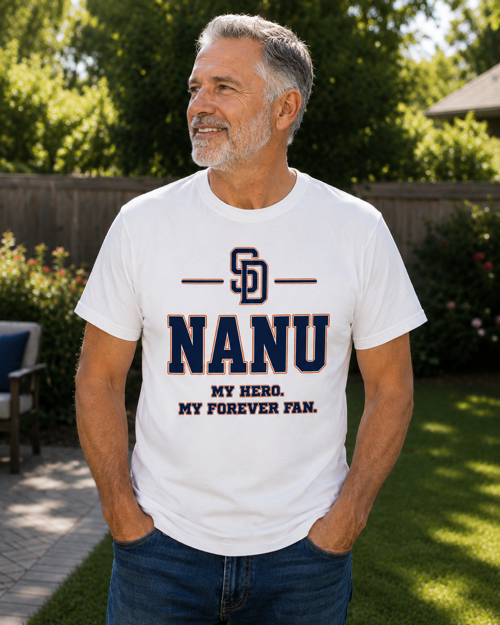 -SD- DAD Apparel (My Hero. My Forever Fan.)