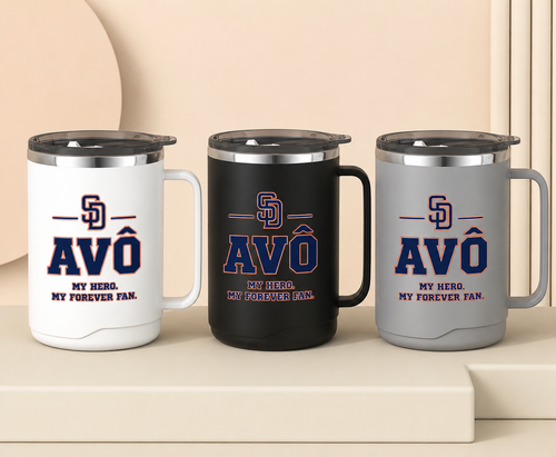 -SD- DAD Glassware (My Hero. My Forever Fan.)