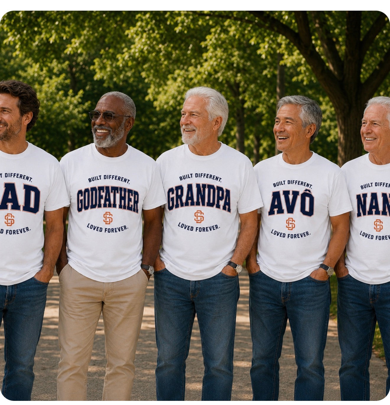 -SD- DAD Apparel (Built Different. Loved Forever)