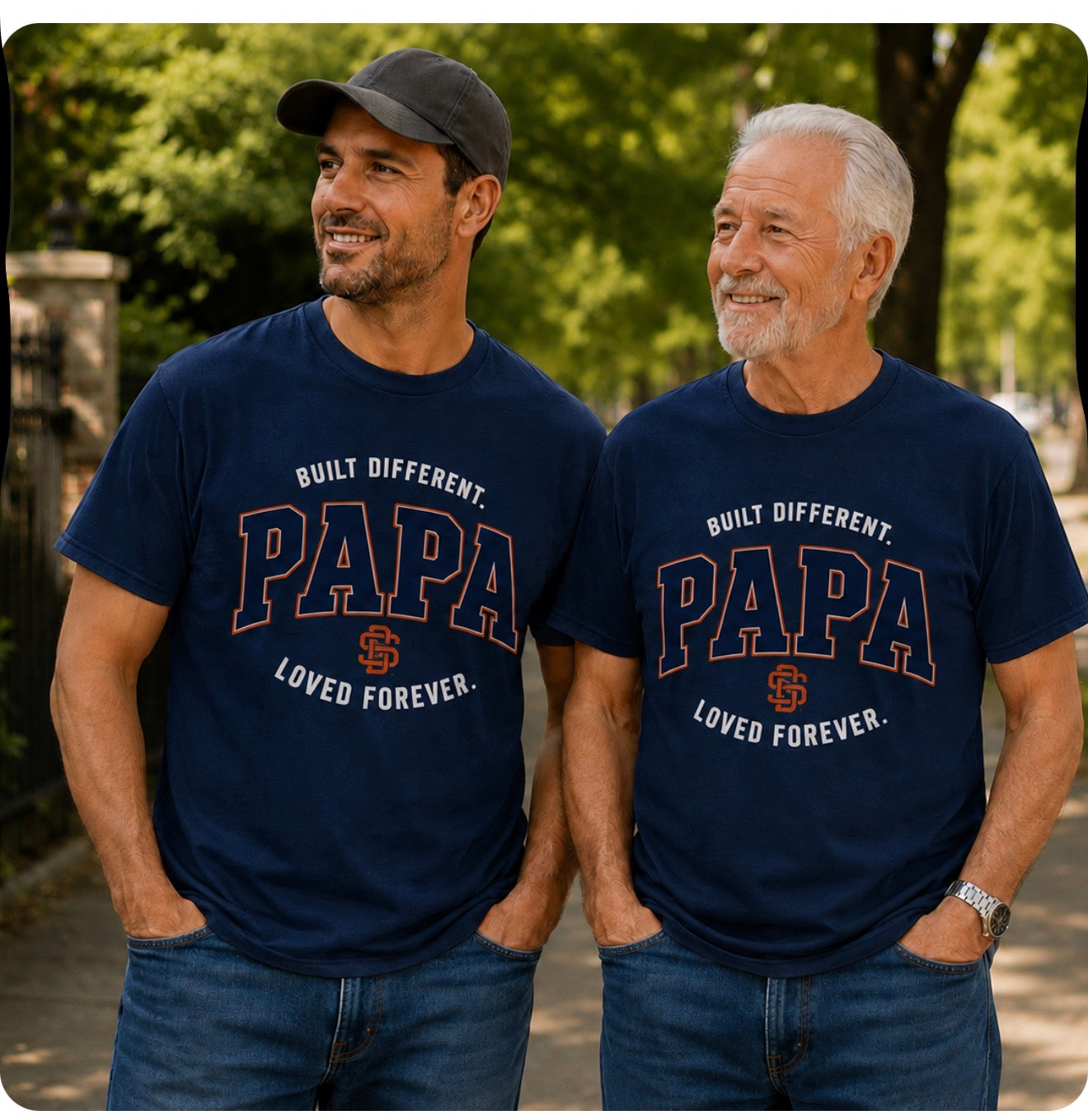 -SD- DAD Apparel (Built Different. Loved Forever)