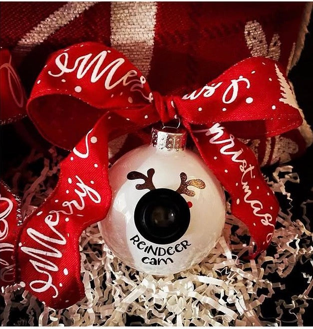 Christmas CAM Ornaments - Santa, Elf, & Reindeer