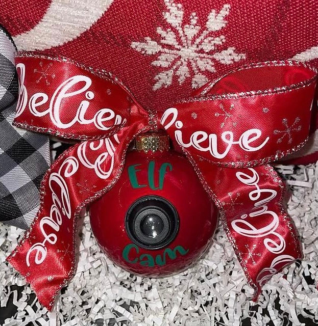 Christmas CAM Ornaments - Santa, Elf, & Reindeer