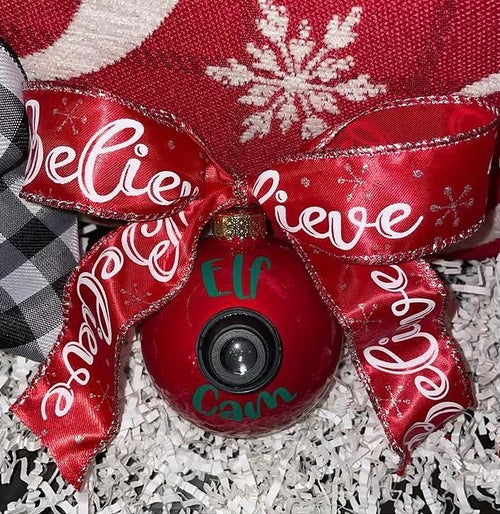 Christmas CAM Ornaments - Santa, Elf, & Reindeer