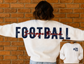 Personalized Sports Apparel - Across Shoulder & Back Lettering
