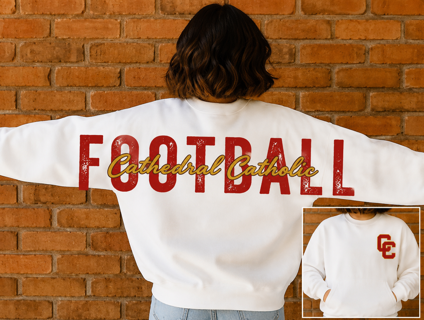 Personalized Sports Apparel - Across Shoulder & Back Lettering