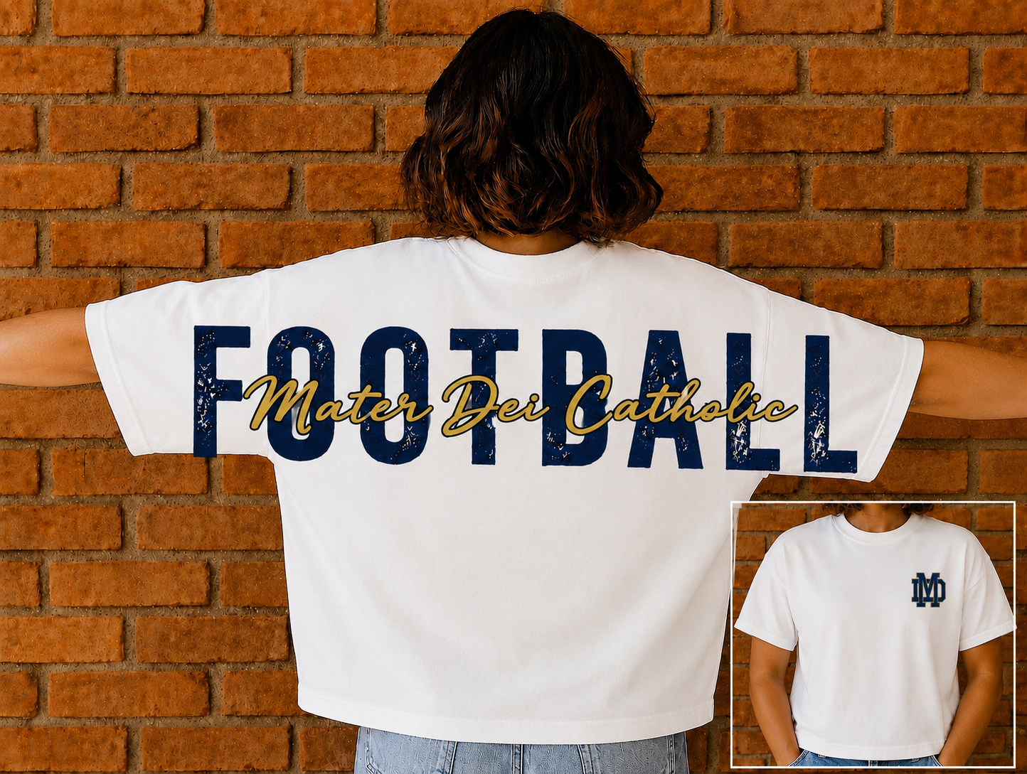 Personalized Sports Apparel - Across Shoulder & Back Lettering