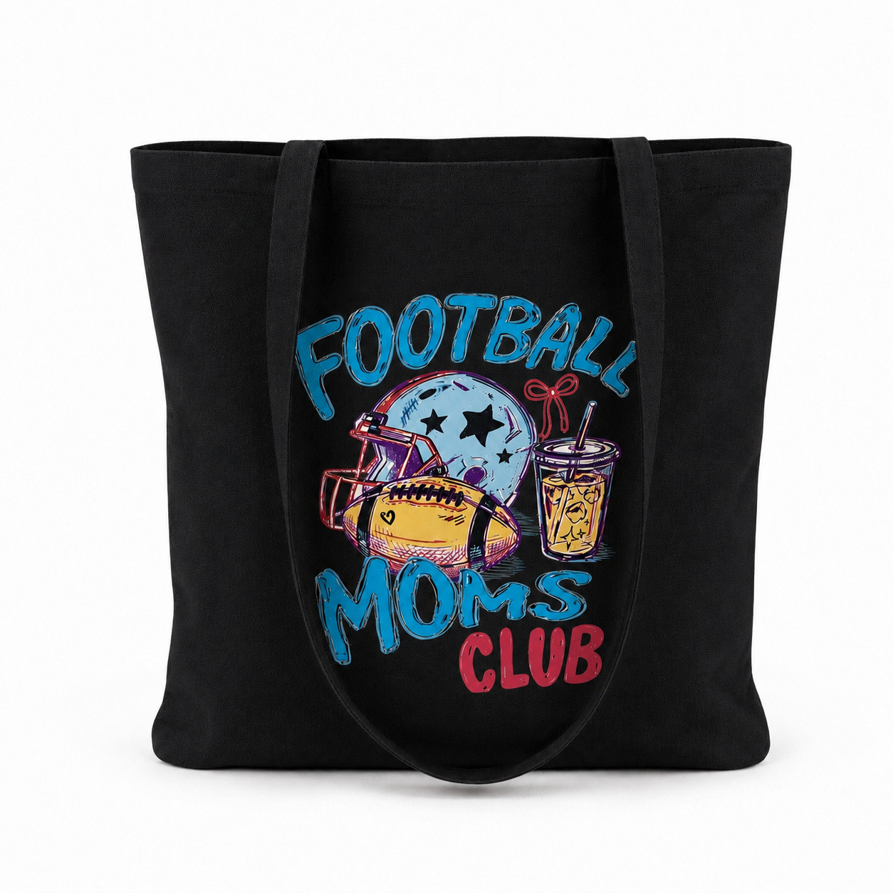Football Inspired Canvas Tote Bags