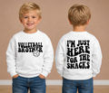 Volleyball Brother - I'm Here for the Snacks Apparel