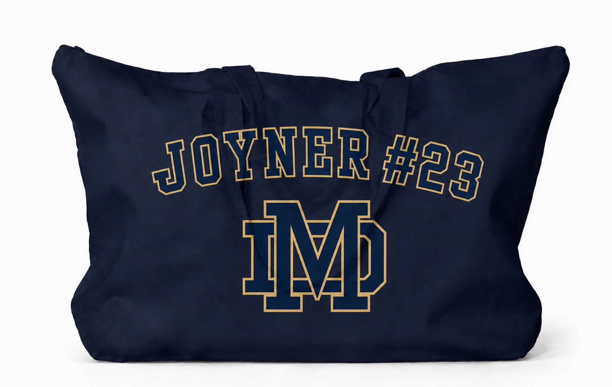 Personalized Football Tote Duffle Bag