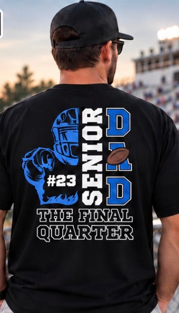 Personalized Senior Dad Apparel - The Final Quarter