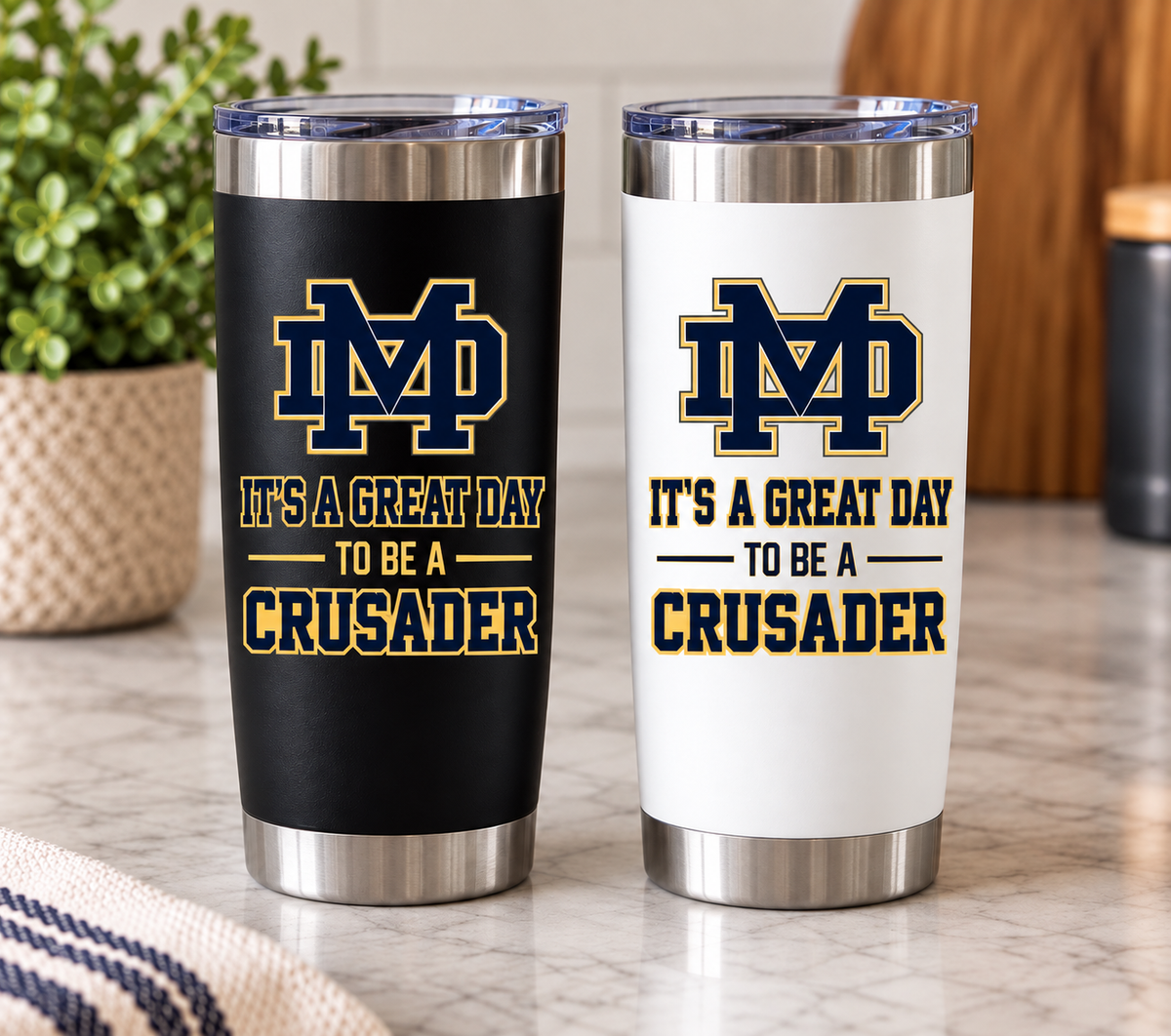 MD It's a Great Day to be a Crusader Coffee Tumblers