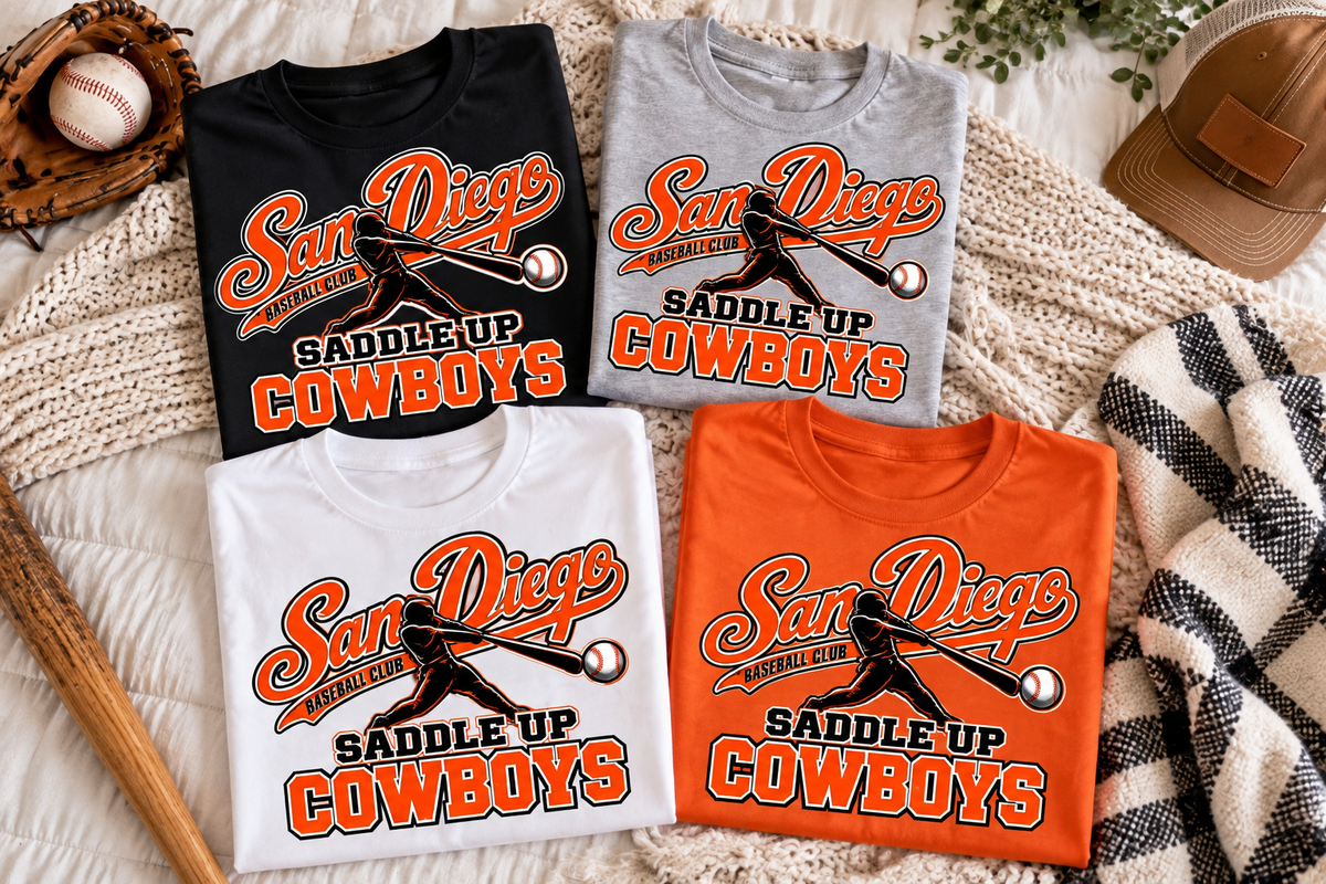 Unisex Cowboys Cotton Blend T-Shirts