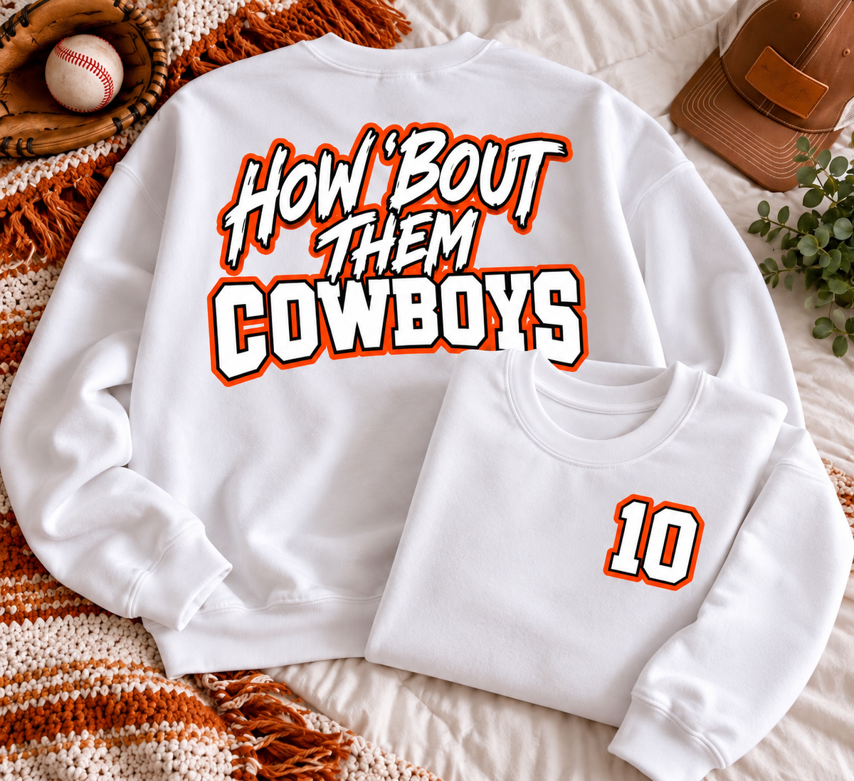 Personalized Unisex - How 'Bout Them Cowboys Sweatshirts