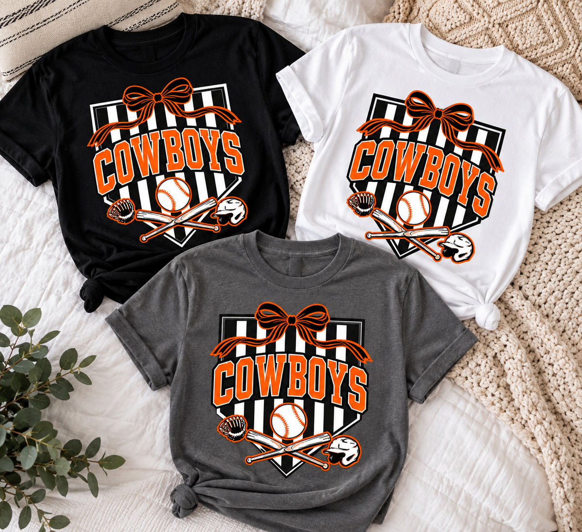 Cowboys Home Plate T-Shirt