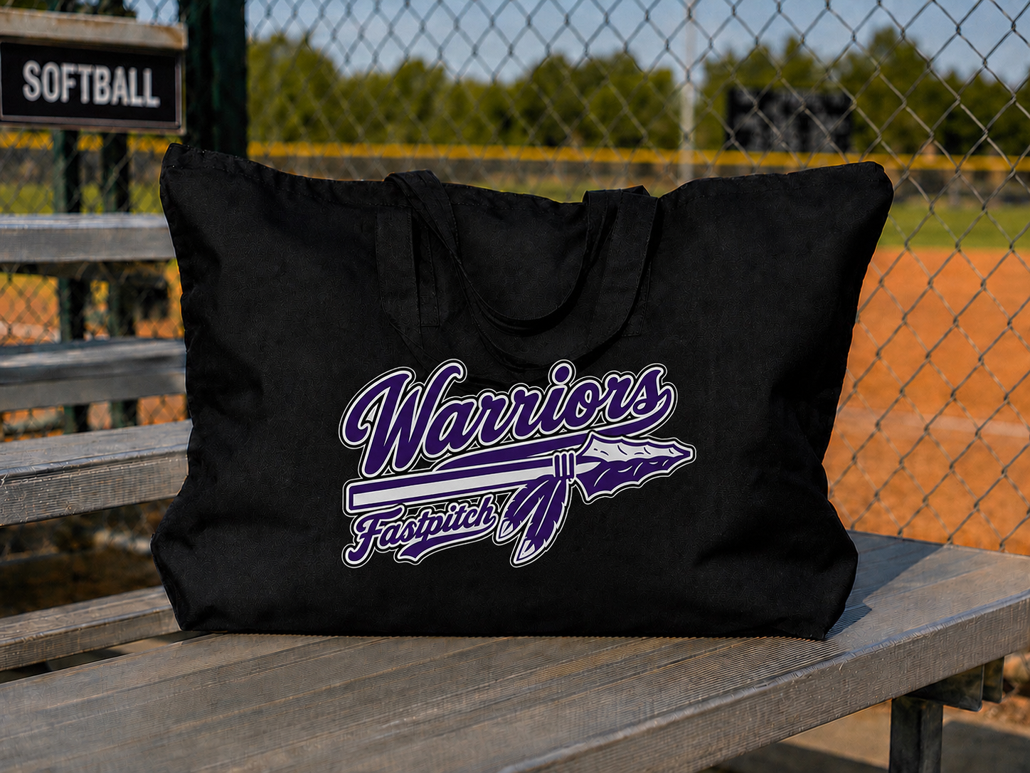 Navajo_Warriors Duffle Canvas Tote Bag