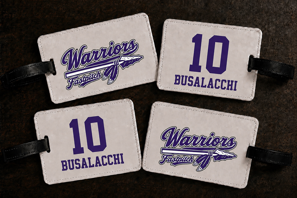 Personalized Navajo_Warriors Bag Tag
