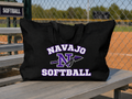 Navajo_Warriors Duffle Canvas Tote Bag