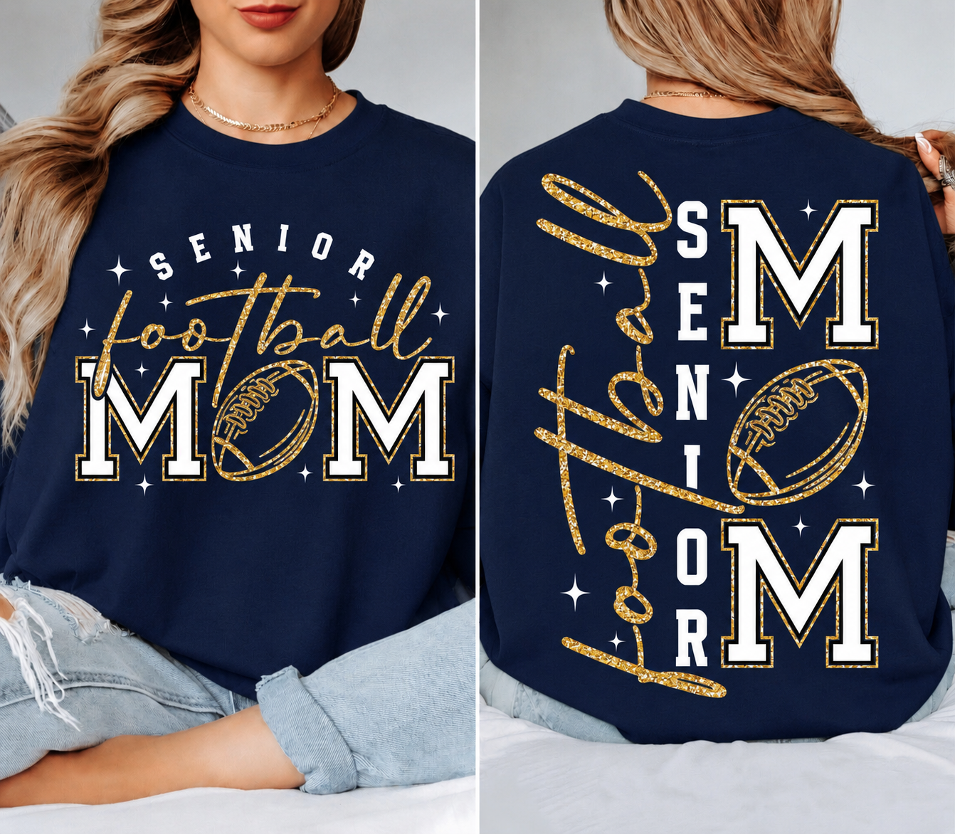 Football - Senior Mom Apparel