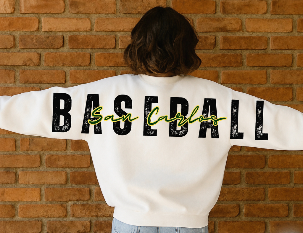 Personalized Sports Apparel - Across Shoulder & Back Lettering